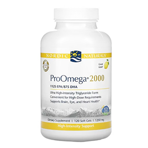 ProOmega 2000 *LARGE (120 softgels) 1125 EPA/875 by Nordic naturals ...